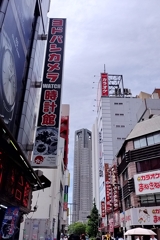 ヨドバシから、マップカメラへの道、都庁がでーーん！