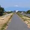 冠雪が後退する浅間山