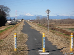 冠雪の浅間山　１