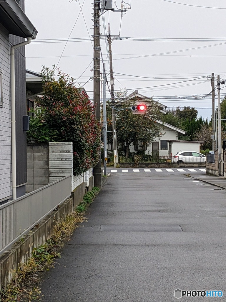 とある大企業の駐車場の近く