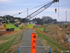 いつもの道が通行止め
