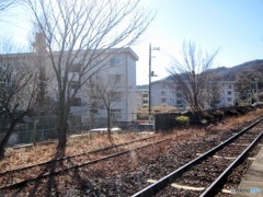 冬の上神梅駅　８