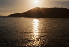 夕日