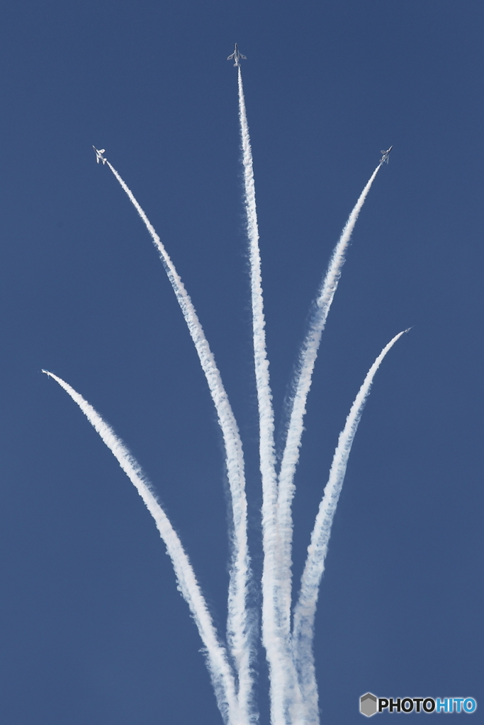 大空に描く空中花