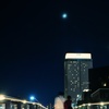 夜の散歩スナップ　朧月夜