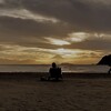 【過去画整理】8月31日　夕刻の砂浜にて