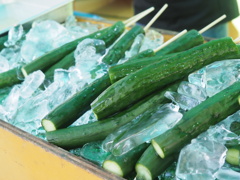 冷やしきゅうり　祭り