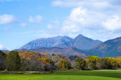 大山　蒜山高原より