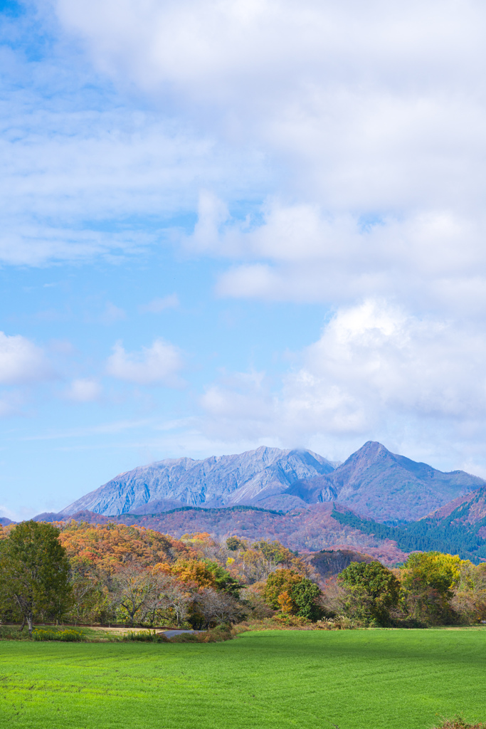 大山　蒜山高原より