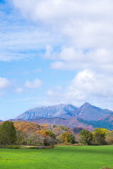 大山　蒜山高原より