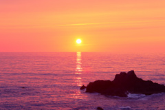 佐渡の夕陽