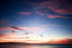 夕暮れ