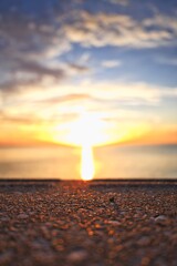 夏の夕陽