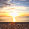 夏の夕陽