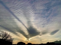 ちょっと不気味な雲　1