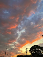 11/25 日の入り後…ミックス色の夕焼け