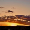 印象的な夕景
