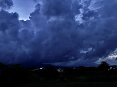 黒い雲撮ってみた
