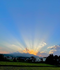 神々しい夕景　その1