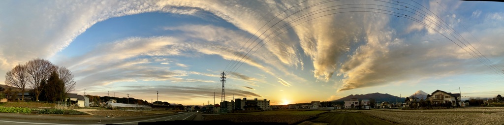 夕焼けshow time パノラマ