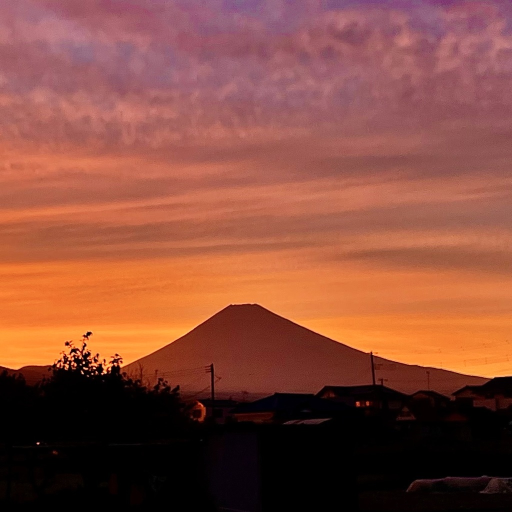 意外な夕焼け…その1