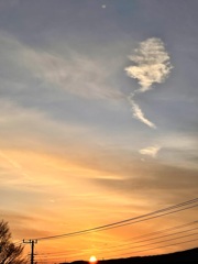 ねこ？フック雲　2/14