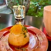 隠れ家カフェ…オレンジレアチーズケーキ