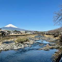 富士山と一級河川