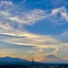 夕景…その1   ワニ顔？雲