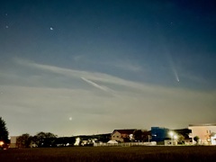 紫金山・アトラス彗星…iPhoneの限界&奇跡