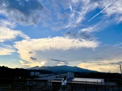 思わず振り返る雲
