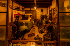 昭和のくらし展　自動車修理工場　カラー