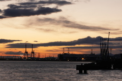 夕暮れの金城ふ頭　Ⅱ