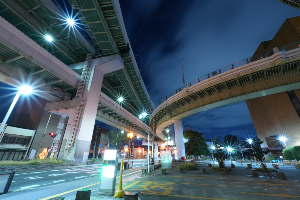 Meiko‐soku  night view　Ⅰ