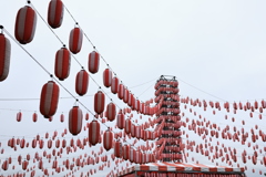 お祭りの朝