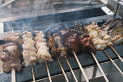 自宅で焼き鳥