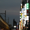 吉祥寺の線路沿い