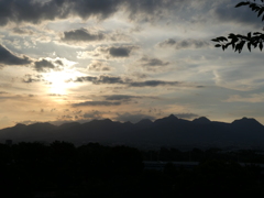 前橋の夕暮れ