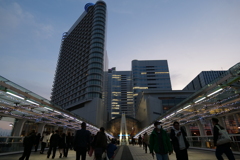 夕暮れ時のみなとみらい
