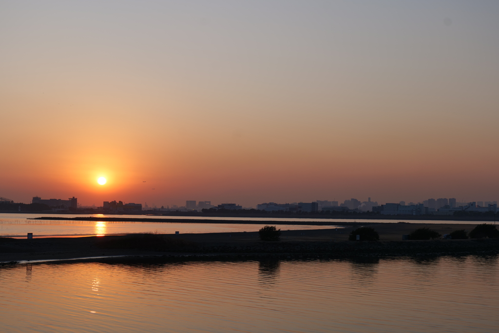 葛西臨海公園の夕日