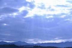 天使の梯子、かな？