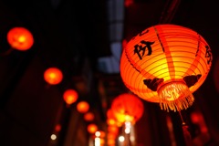 九份老街提灯