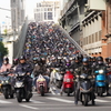 バイクの滝