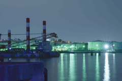 横浜磯子工場夜景