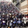 バイクの滝