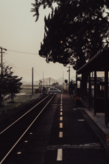 夏の夕暮れ