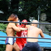 　弘法大師が観戦　プロレス御前試合