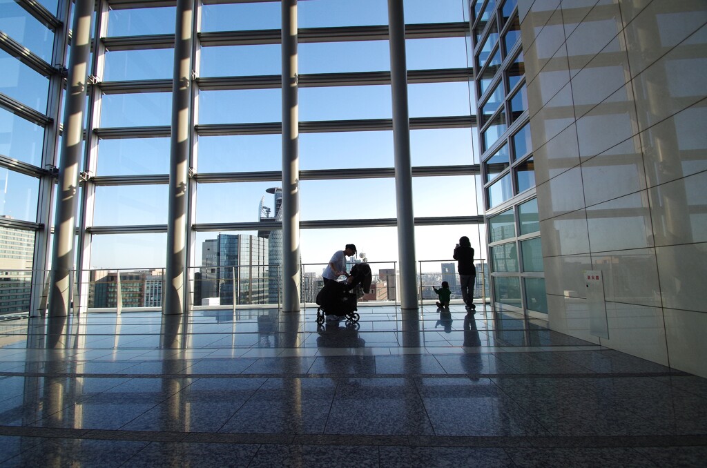 家族　街なかスナップ