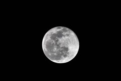 もう　満月でね