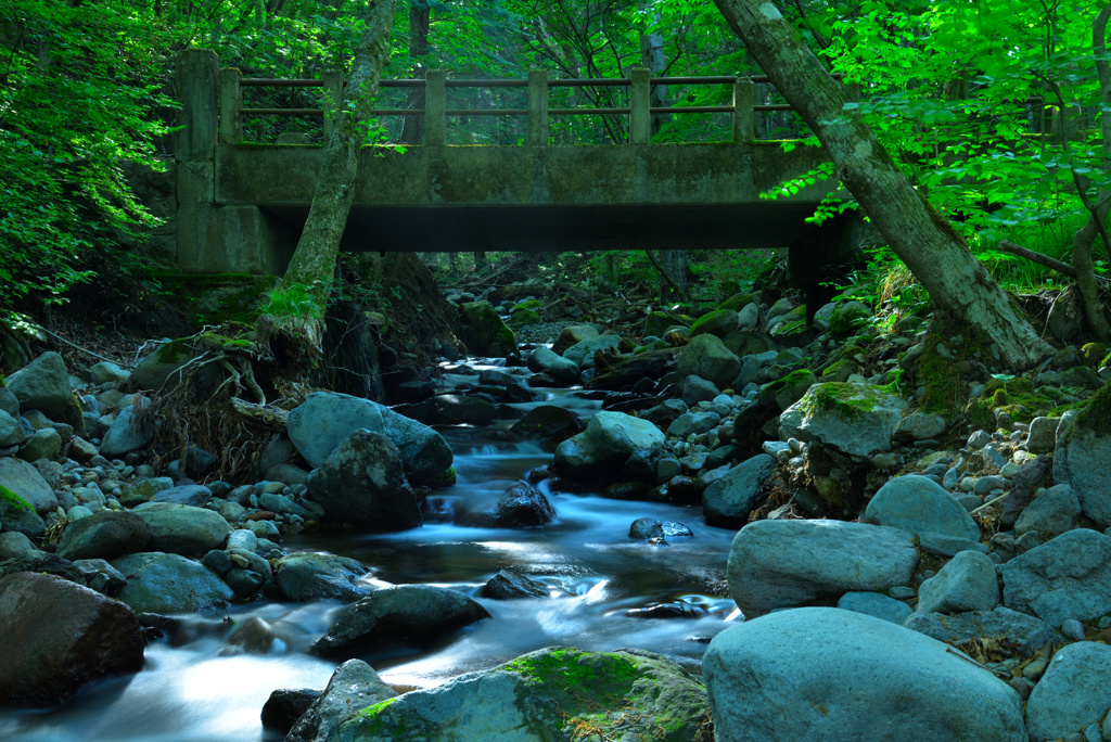 清流と橋